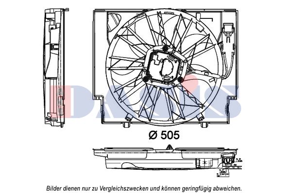 AKS DASIS Ventilaator,mootorijahutus 058082N
